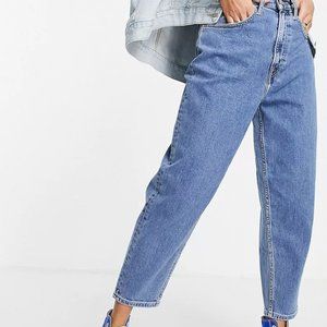 Vintage Tommy Jeans high rise mom jean in mid wash